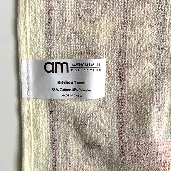 Hand Crafted Crochet Top Red Rooster Hanging Kitchen or Bathroom Hand Towel - Picture 5 of 6